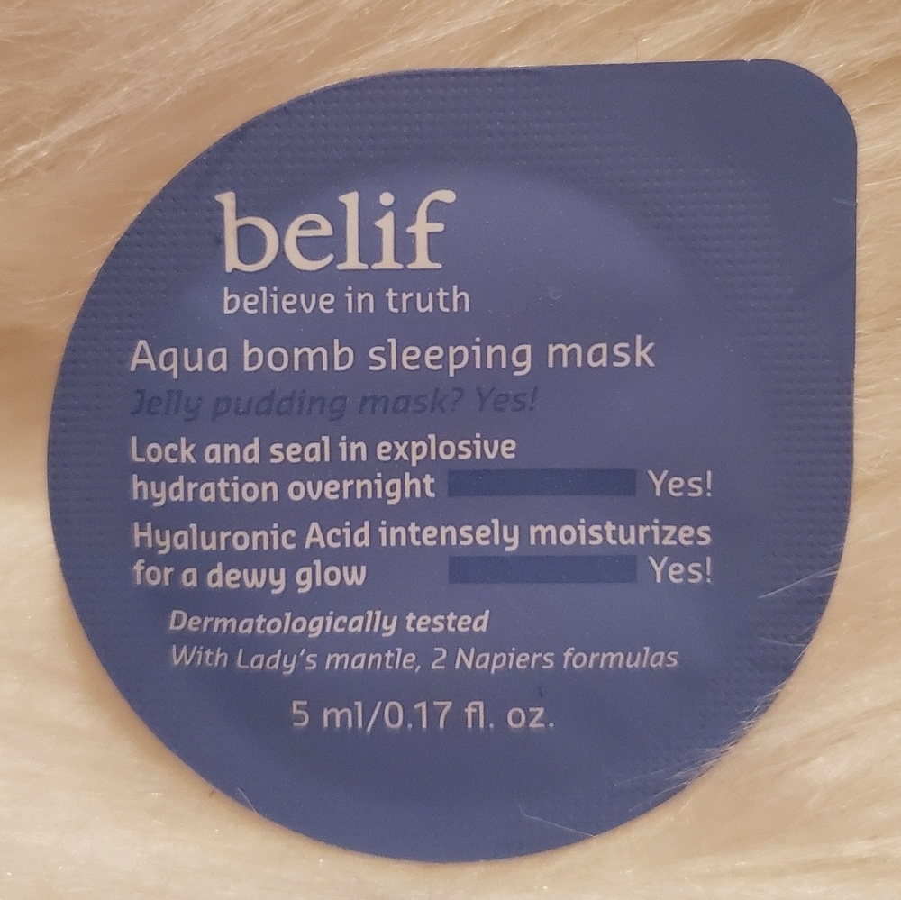 Belif  aqua bomb sleeping mask
